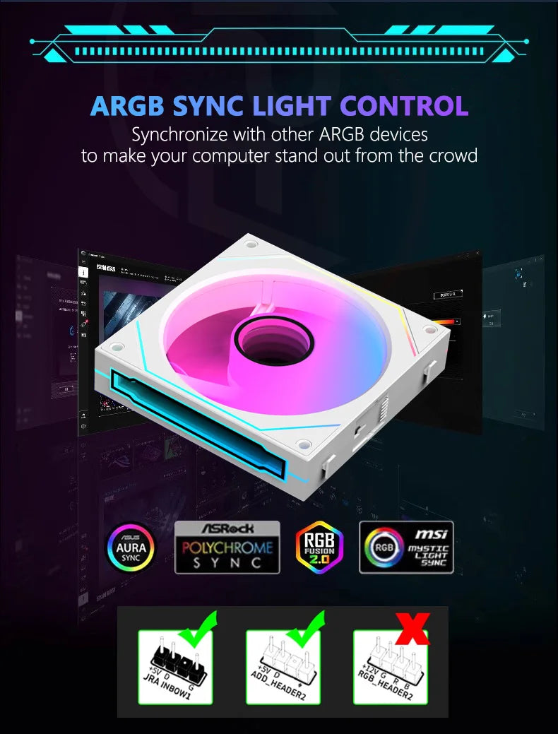 120mm Case Cooling Fan ARGB