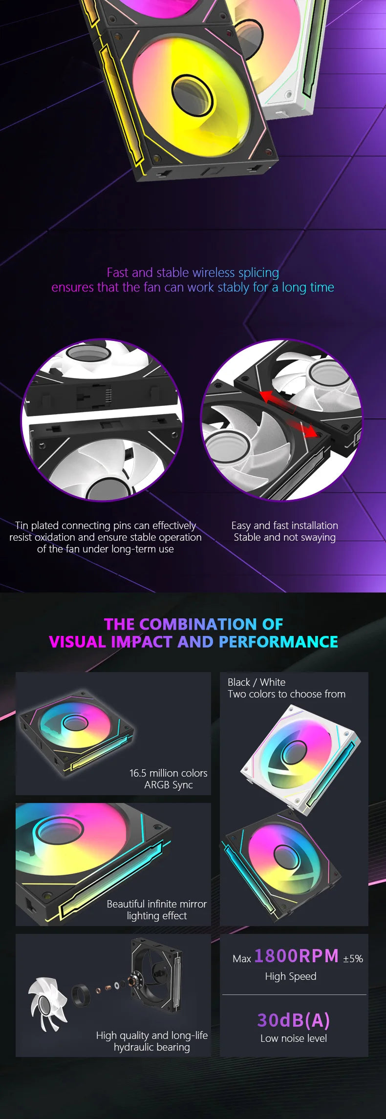 120mm Case Cooling Fan ARGB